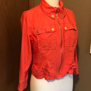 Casual orange jacket